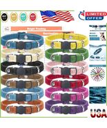 Lightweight Adjusting Puppy Collars with Reflective Stripes - 12 Colors ... - $315.55 MXN