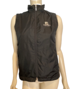 Page &amp; Tuttle Women's Sleeveless Full Zip Vest Black Small Lion's Paw Go... - $43.69