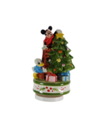 Vintage DISNEY 1983 Schmid Mickey Donald Christmas Tree Sneak Preview Mu... - $41.55
