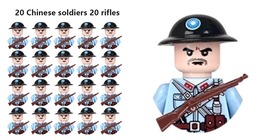 WW2 Military Soldier Building Blocks Action Figure Bricks Kids Toy 20Pcs... - £18.75 GBP
