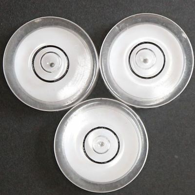 3 x Professional Small Bubble Spirit Level Bulls Eye Vial Round 15mm Dia... - $15.49