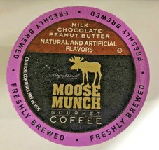 Moose Munch Coffee, Milk Chocolate Peanut Butter, 100 Single Serve Cups - £43.96 GBP