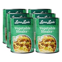Loma Linda - Low Fat Vegetable Steaks (15 oz.) (6 Pack) - Vegan - $44.95