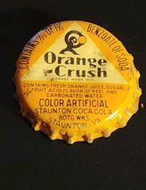 Vintage Orange Crush Cork Back Bottle Cap Staunton Coca Cola Virginia - $14.99