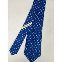 Mens Salvatore Ferragamo Blue Nautical Tie | No Box - $123.37 CAD