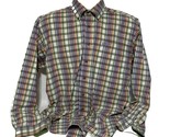 Cinch Button Down Shirt Men&#39;s Medium Western Wear Plaid Farm Ranch Cowboy - $15.93
