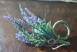 Pier 1 Flower Lavender Look Napkin Holder-Brand New-SHIPS N 24 HOURS - $29.58