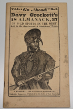 Davy Crockett&#39;s Almanack 1837 - First Printing/Reprint 1971 Huntington L... - $23.75