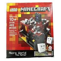 Lego Minecraft 21106 Micro World The Nether 100% Complete Original Box Manual - £57.91 GBP