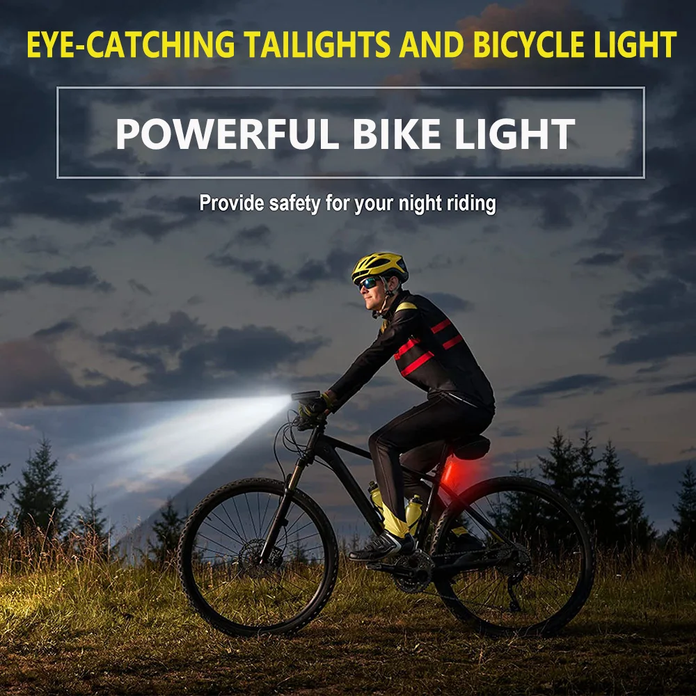 Sporting TRLIFE 10000mAh 8 LED Bike Light Waterproof USB Rechargeable LED Bicycl - £35.17 GBP