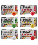1 Dozen Volvik Vivid Focus Golf Balls. White, Yellow, Red. Pink, Green o... - £39.94 GBP