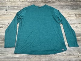 Patagonia Mens Blue Long Sleeve Capilene Cool Daily Shirt Size XL Style ... - $24.75