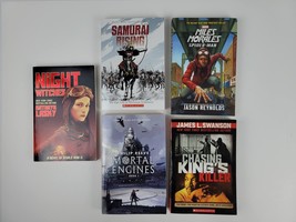 Lot of 5 Books Night Witches Samuria Rising Spider-man Mortal Engines - £14.87 GBP