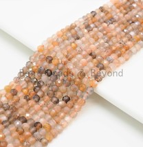 High Quality Natural Mixed Color Moonstone Beads,2x3mm/3x4mm Rondelle Faceted - $10.00+