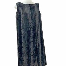 MOD Mini Dress Faux Fur Black Party 60s GoGo Disco Vintage 1960s - £71.84 GBP