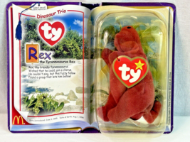 NEW Ty Beanie Baby REX Tyrannosaurus Rex Sealed  1995 McDonalds Toy Ty NEW - £23.49 GBP