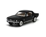 1964 1/2 Ford Mustang In Black Diecast 1:36 Scale By Kinsmart - $10.77