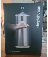 NIB! Simple Human Foam Sensor Pump 10 fl oz Stainless Steel, Stainless S... - €42,40 EUR