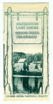 Alexander Lake Lodge and Grand Mesa Colorado Brochures  1950&#39;s - $77.14