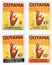 Stamps Guyana Caribbean Festival Of Creative Arts 1972 MLH - $2.18