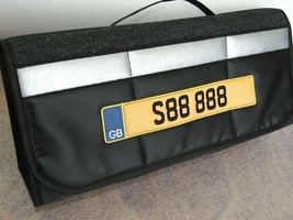Car Boot Tidy Organizer with Personalised Number Plate for UK , EUROPE , USA ... - £19.41 GBP