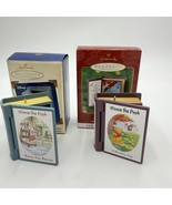Hallmark Cards Winnie The Pooh Book Series Ornaments 2000 &amp; 2005 - €42,69 EUR