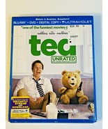 Ted ( Blu-ray  &amp; DVD Disc,  2-Disc Set, Unrated ) 2012 with Slip Cover - £4.54 GBP