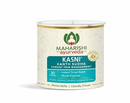 3x Maharishi Ayurveda Kasni Kanth Sudha 30 Pastilles | 3 Pack - $10.75