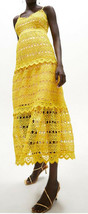 COAST Geo Lace Strappy Midi Dress Size UK 14 BNWT - $138.04