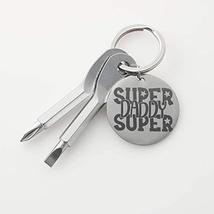 Super Super Daddy Personalized Keychain Screwdriver - £39.41 GBP