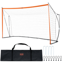 VEVOR Portable Soccer Goal, 12x6 ft Large Backyard Practice Soccer Net, ... - $67.99