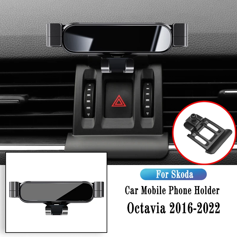 Car Phone Holder For Skoda Octavia 2016-2022 Gravity Navigation Bracket GPS - £16.79 GBP