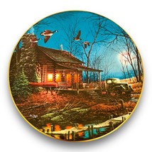 Terry Redlin Vintage Decorative Plate Moonlight Retreat Wildlife Collection - £29.38 GBP