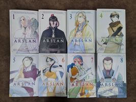 The Heroic Legend Of ARSLAN Manga By Yoshiki Tanaka Vol. 1-8 English Ver... - £128.22 GBP