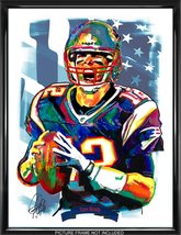 Tom Brady New England Patriots Football Sports Poster Print Wall Art 18x24 - £21.57 GBP