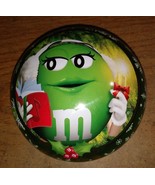 M &amp; M MM Christmas 2013 Ornament Tin Green - €6,55 EUR