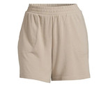 Terra &amp; Sky Women&#39;s Plus Size Easy Knit Shorts, Beige Size 3X(24W-26W) - $16.82