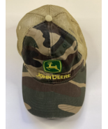 John Deere Mesh Back Trucker Baseball Cap - Camo - Embroidered Logo - £8.13 GBP