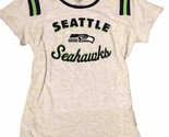 Seattle Seahawks NFL Femmes Grand LARGEUR Sonnerie T-Shirt Gris Jersey R... - £11.74 GBP