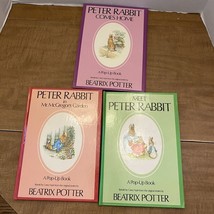 Beatrix Potter Pop Up BOOKS Set Of 3 Peter Rabbit Benjamin Easter Basket Filler - £8.49 GBP