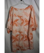 NWT Roxy Women&#39;s Loia Bay Cover Up Dress Bright White with Floral Design XL - £33.66 GBP