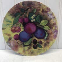 Email De Limoges Bone China Porcelain Salad Plate Hand Painted 7.5 inche... - $25.56