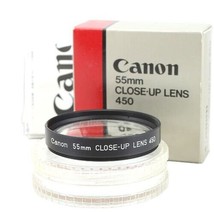 Canon 450 55mm Close-up Lens Filter + Case Boxed NOS - $55.00