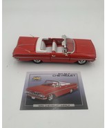 National Motor Museum Mint Red 1959 Chevy Impala Convertible 1:32 Diecas... - $283.11 MXN