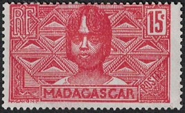 1930 French Madagascar Stamps - 15C 1615 - £1.17 GBP