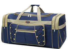 25&quot; Men Travel Gym Duffle Bag Sports Waterproof Blue Tote Handbag Overnight - $32.95