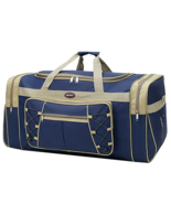 25&quot; Men Travel Gym Duffle Bag Sports Waterproof Blue Tote Handbag Overnight - £26.33 GBP