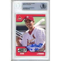 So Taguchi St Louis Cardinals Auto 2002 Upper Deck 40-Man BAS Auth Autograph RC - £68.31 GBP