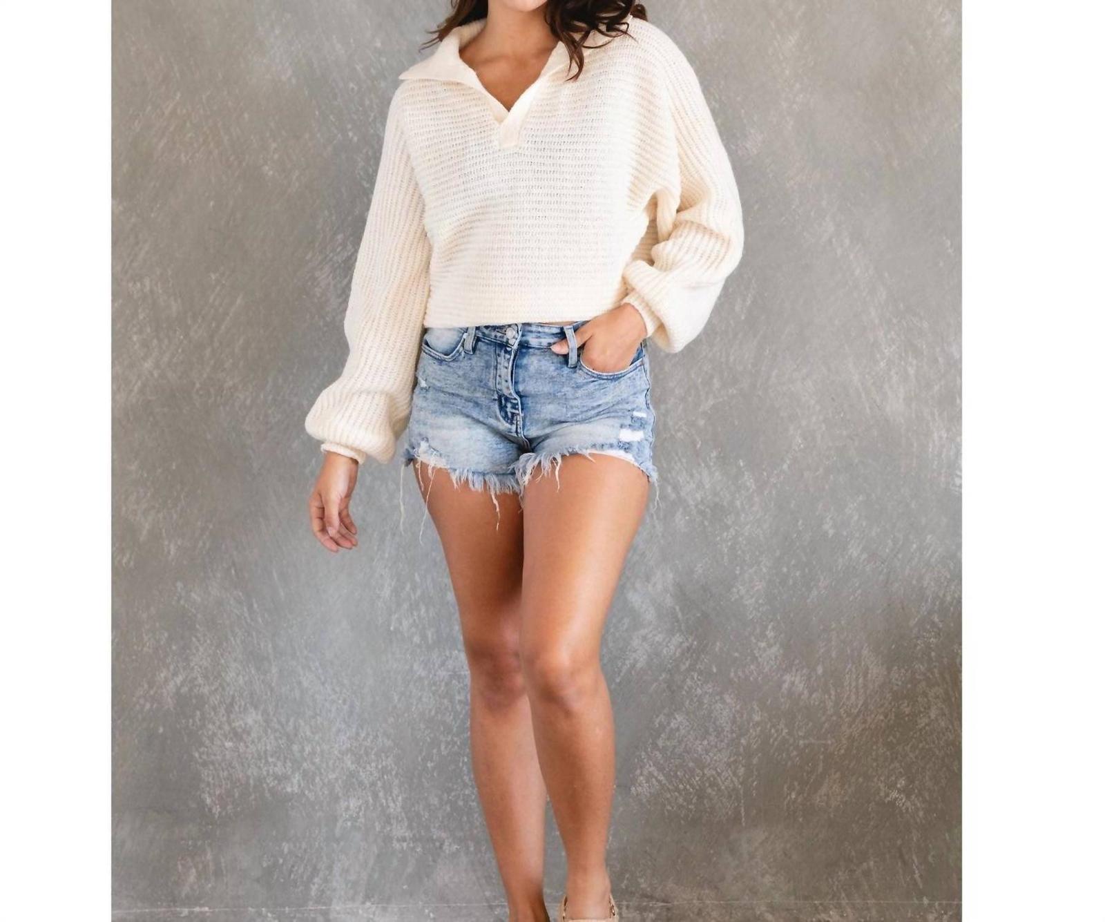 Hyfve lantana oversized collar sweater size S - $24.75
