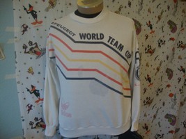 Vintage Adidas Peugeot World Team Cup Tennis Sweatshirt Size M  - £197.38 GBP